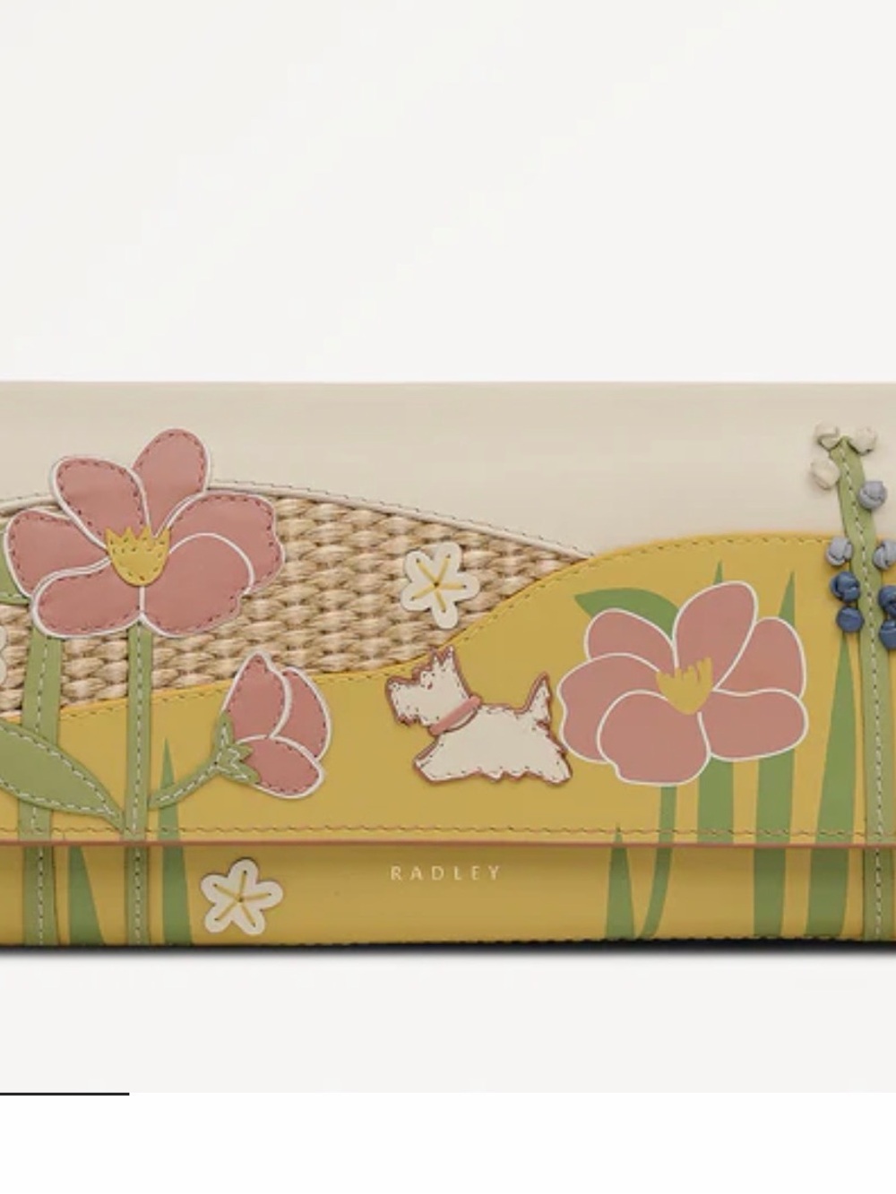 RADLEY LONDON Cream and Yellow Floral Wallet “ Spring Blooms” - Picture 3 of 4